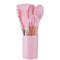 12Piece Silicone Kitchen Utensil Set NonStick Cooking Tools With Wooden Handles 4