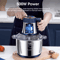 5L Electric Meat Grinder Food Processor Stainless Steel Multifunction Chopper 2