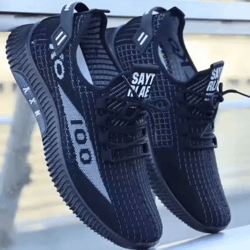 breathable mesh casual work shoes – soft sole non-slip lightweight low-top sneakers