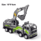 Diecast Construction Vehicle Toy Set Alloy Tractor Excavator Crane Trucks For Kids 10
