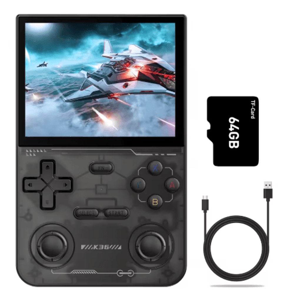 GAMINJA K36 Handheld Game Console 35 IPS Screen With 64GB Classic Games 3