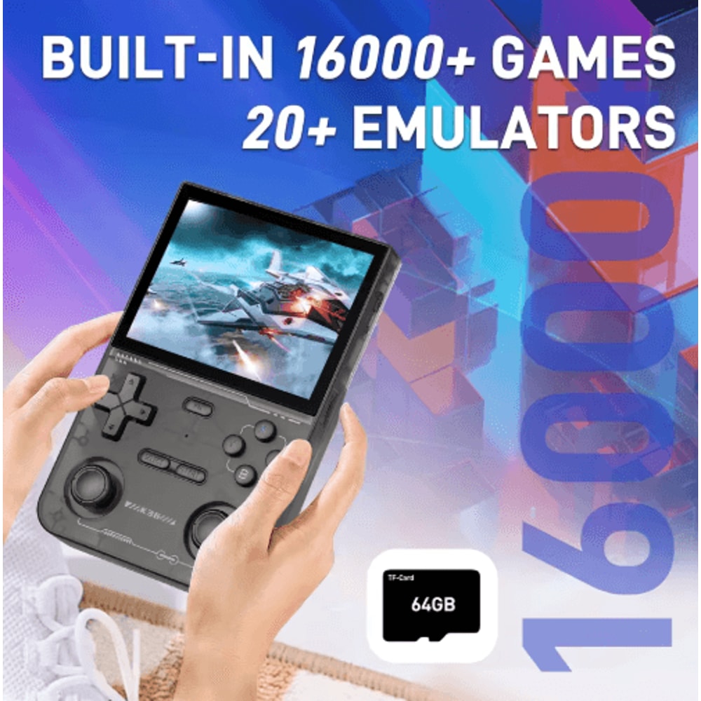 GAMINJA K36 Handheld Game Console 35 IPS Screen With 64GB Classic Games 8