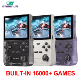 gaminja k36 handheld game console – 3.5 ips screen with 64gb classic games