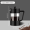 Borosilicate Glass French Press Coffee Maker 3506001000ML Manual Coffee Tea Brewer 1