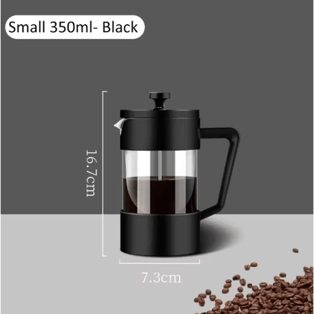 Borosilicate Glass French Press Coffee Maker 3506001000ML Manual Coffee Tea Brewer 3
