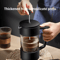 Borosilicate Glass French Press Coffee Maker 3506001000ML Manual Coffee Tea Brewer 8