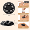 4PCS Adjustable Furniture Riser With Wheels Movable HeavyDuty Appliance Sofa Lifter Pads 7