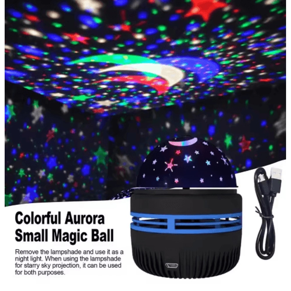 LED Galaxy Star Projector Light MultiColor Night Lamp With Remote Control 2