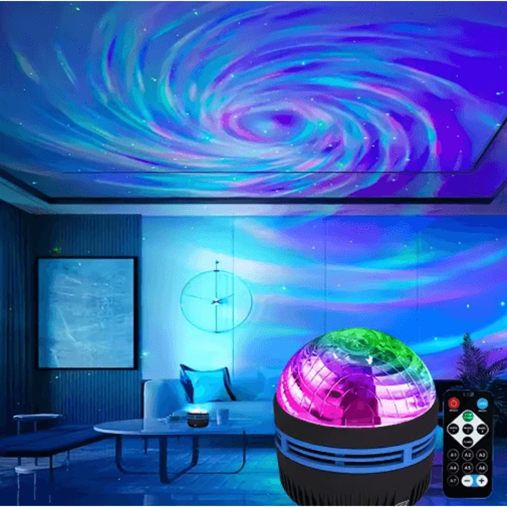 LED Galaxy Star Projector Light MultiColor Night Lamp With Remote Control 4
