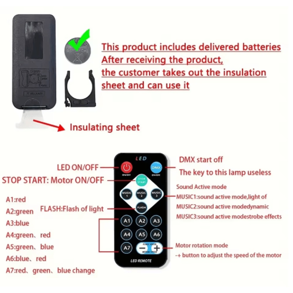 LED Galaxy Star Projector Light MultiColor Night Lamp With Remote Control 8