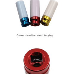 3-piece lug nut socket set with wheel protection sleeves (17/19/21mm impact socket set)