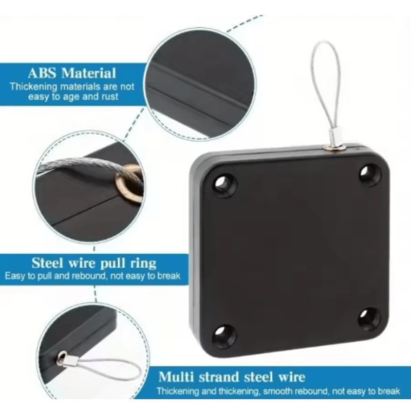 NoDrill Automatic Door Closer Silent Self Closing Door Device For Home Office 2