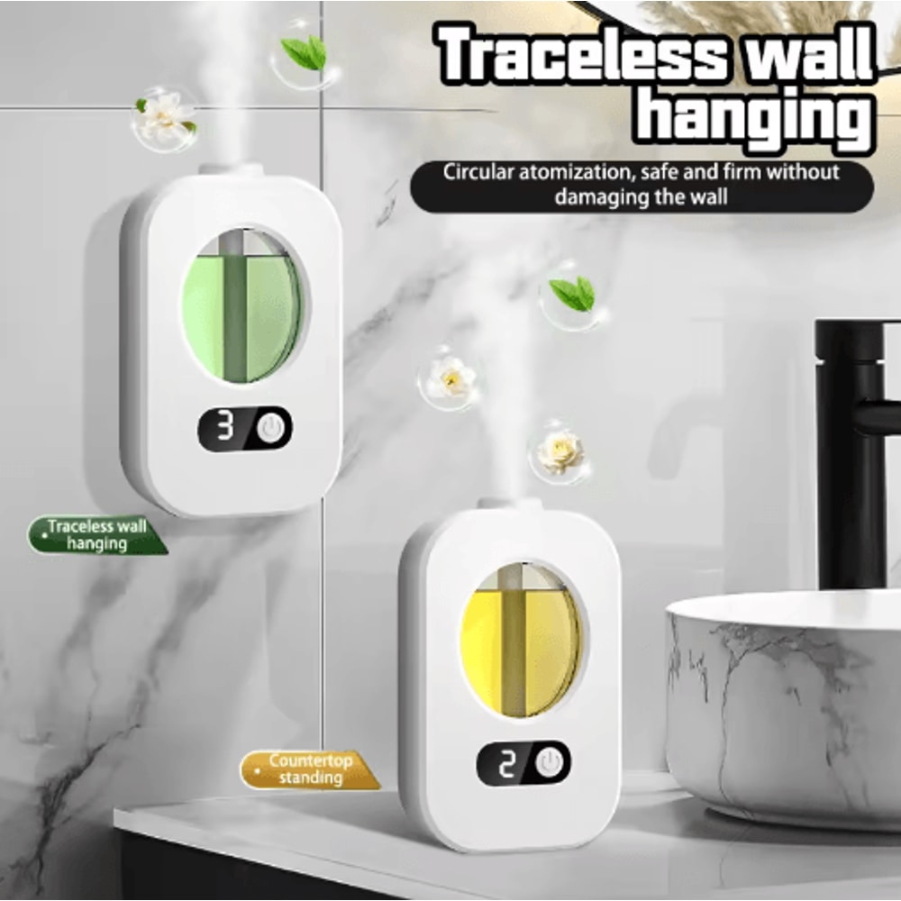 Automatic Aroma Diffuser Air Freshener Essential Oil Bathroom Fragrance Dispenser 7