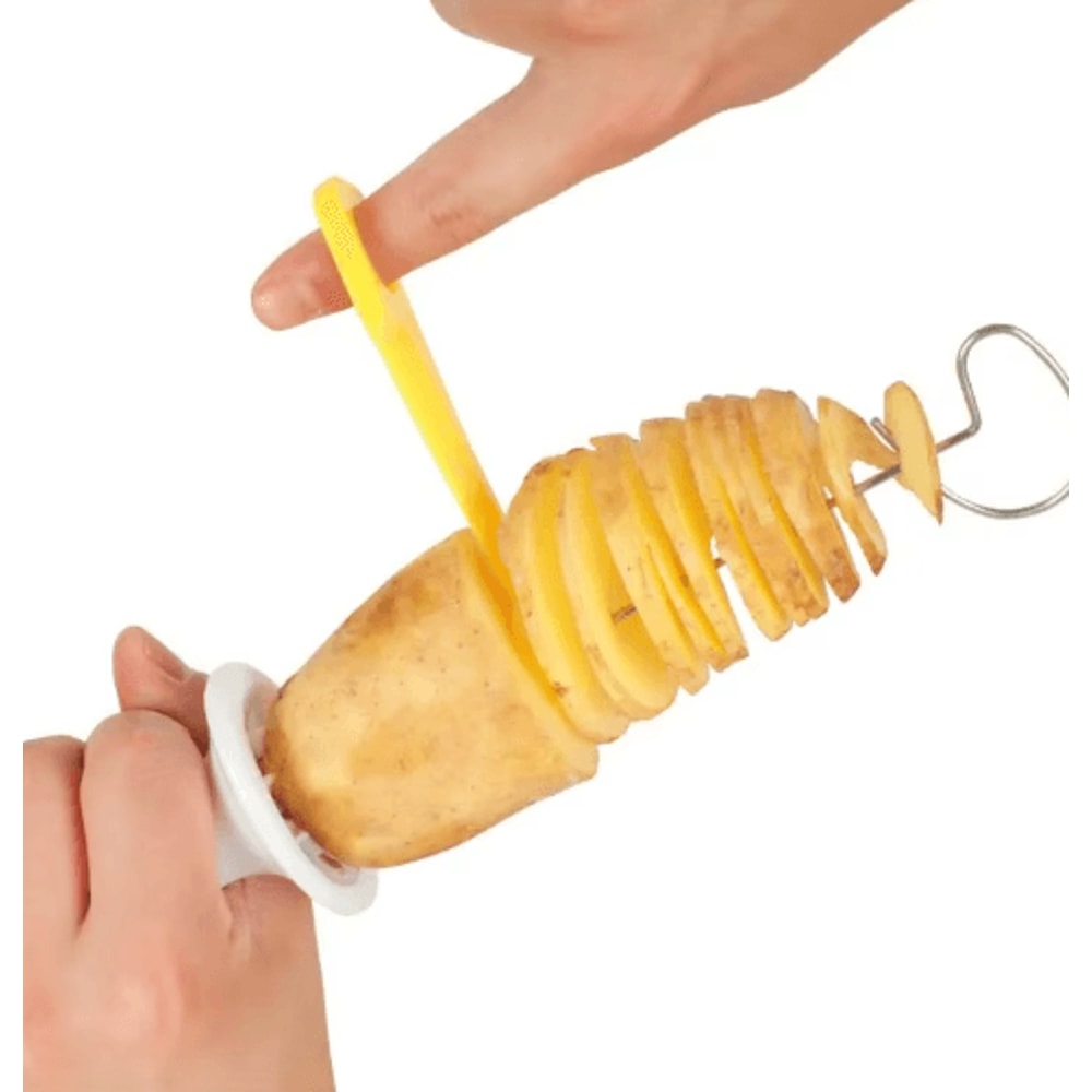 Whirlwind Potato Spiral Cutter Tornado Potato Maker Vegetable Spiral Slicer Tool 6