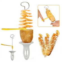 whirlwind potato spiral cutter – tornado potato maker & vegetable spiral slicer tool