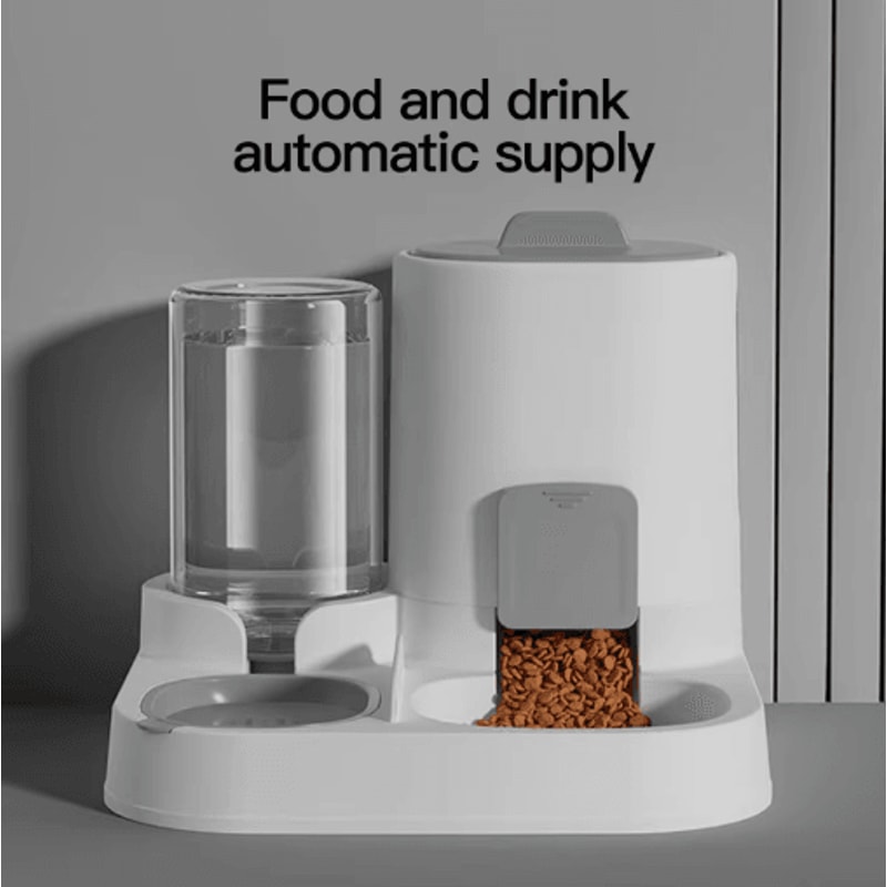 Automatic Cat Water Dispenser Gravity Pet Feeder Spill Proof Large Capacity Design 13