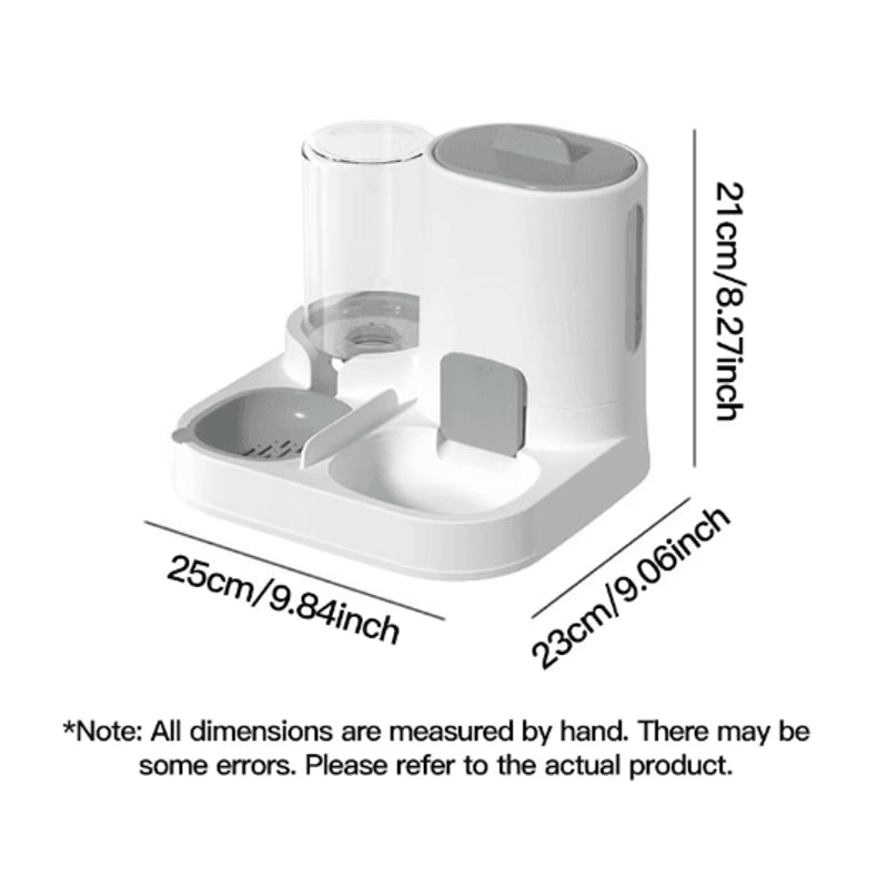 Automatic Cat Water Dispenser Gravity Pet Feeder Spill Proof Large Capacity Design 15