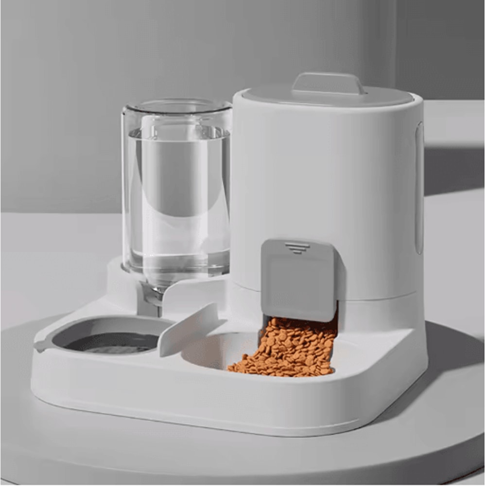 Automatic Cat Water Dispenser Gravity Pet Feeder Spill Proof Large Capacity Design 0