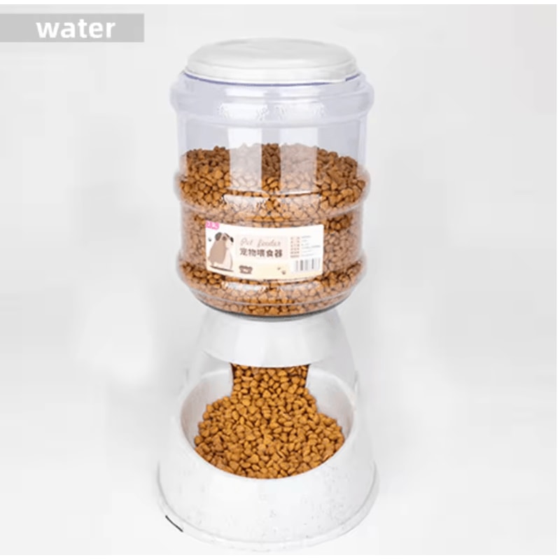Large Capacity Automatic Pet Feeder Bowl Set Cat Water Dispenser Dog Food Bowl Combo 3