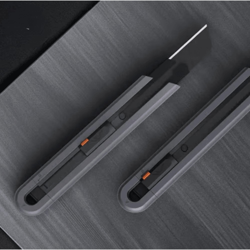 JIMIHOME Compact Carbon Steel Utility Knife With Safety Lock Precision Box Paper Cutter 5