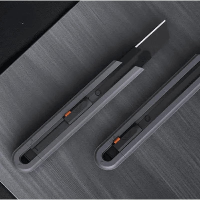 JIMIHOME Compact Carbon Steel Utility Knife With Safety Lock Precision Box Paper Cutter 5