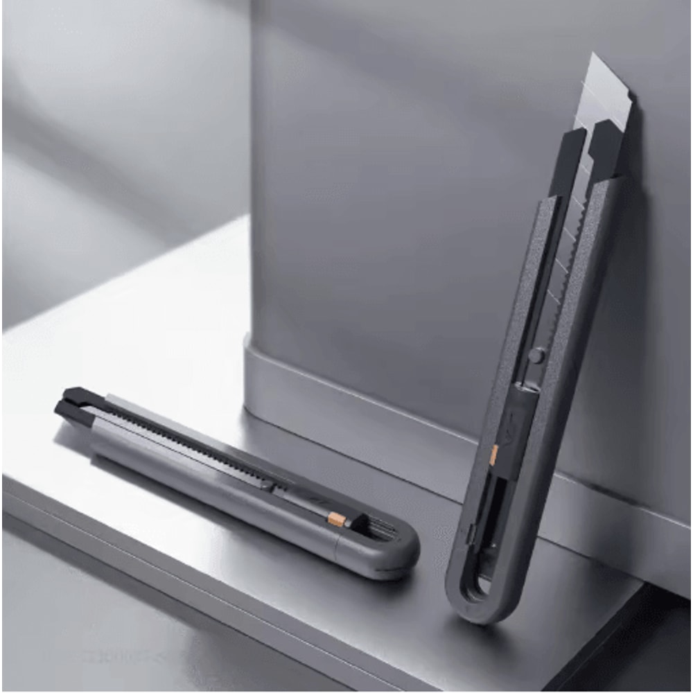 JIMIHOME Compact Carbon Steel Utility Knife With Safety Lock Precision Box Paper Cutter 6