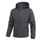 Mens Waterproof Rain Jacket Lightweight Hooded Windproof Outdoor Hiking Raincoat 1