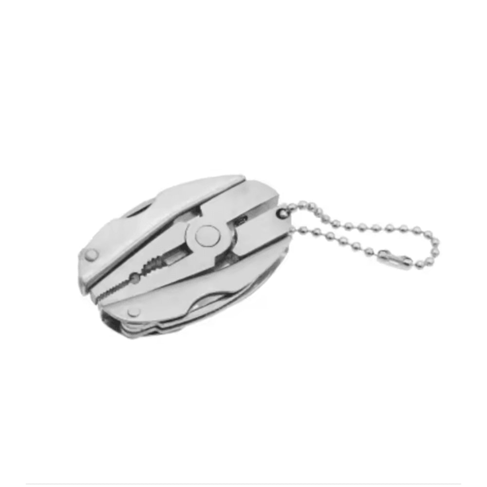 Portable Stainless Steel Multi Tool Pliers Keychain Compact EDC Outdoor Survival Multitoo 1