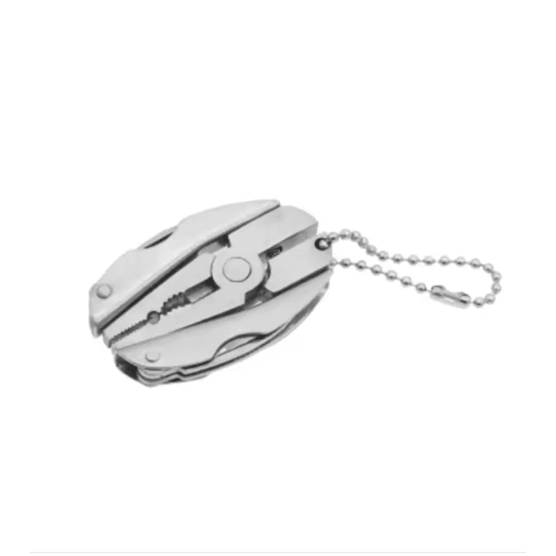 Portable Stainless Steel Multi Tool Pliers Keychain Compact EDC Outdoor Survival Multitoo 1