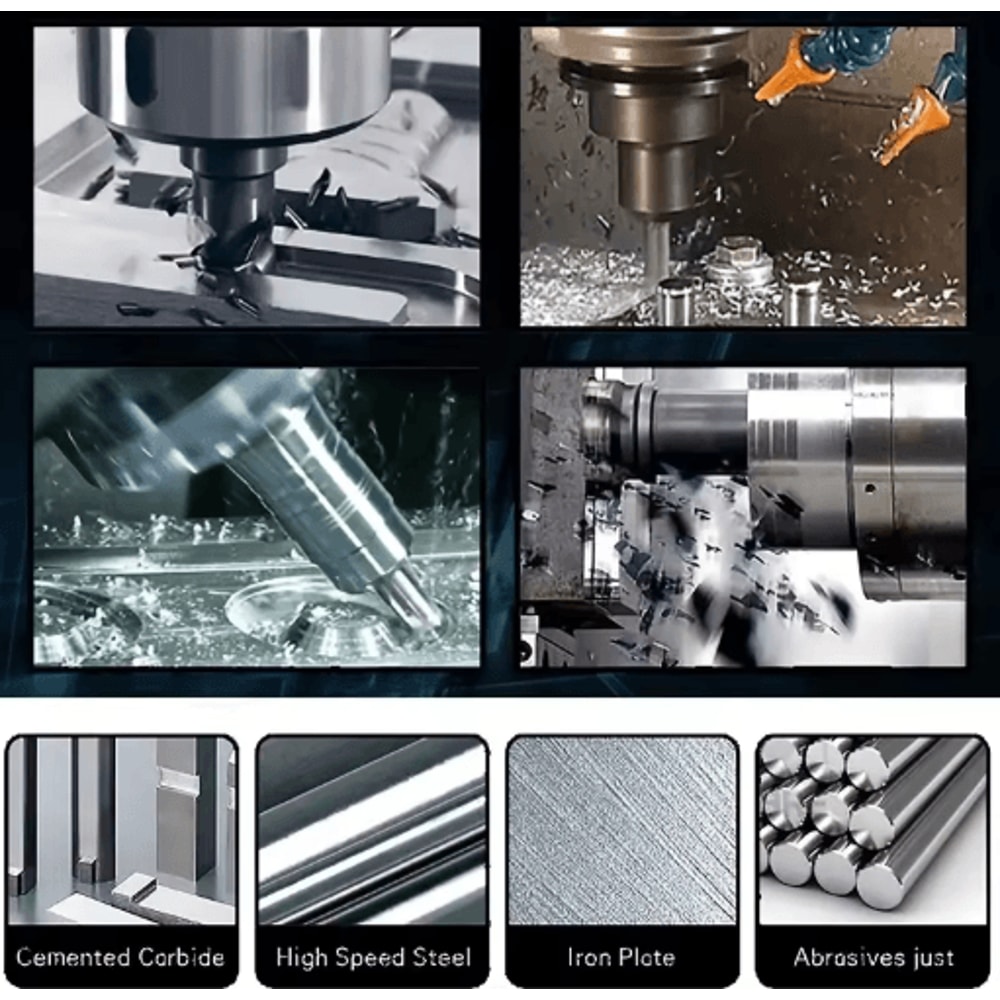 7PCS HSS Center Drill Bits Set 60 Precision Metal Drilling Lathe Drill Bit Set 3