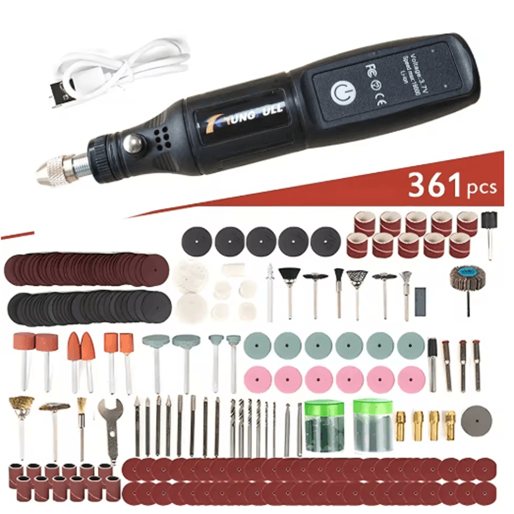 USB Wireless Mini Electric Drill Handheld Engraving Pen Rotary Tool For Wood Metal Glass 1