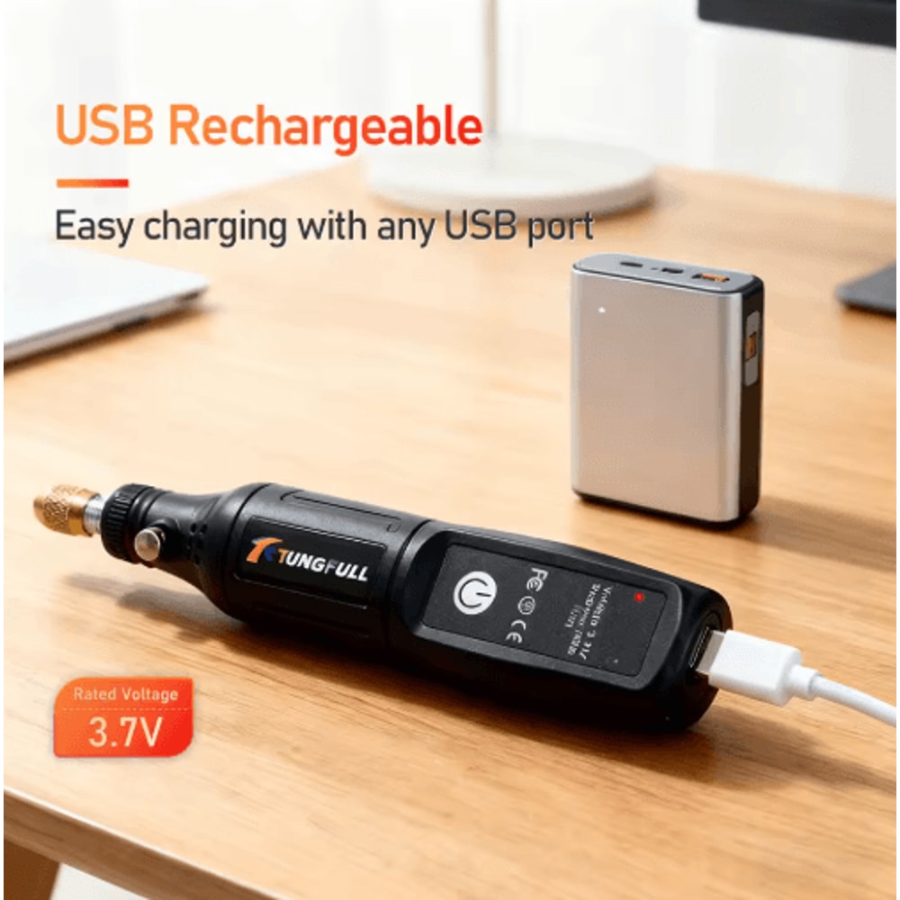 USB Wireless Mini Electric Drill Handheld Engraving Pen Rotary Tool For Wood Metal Glass 8