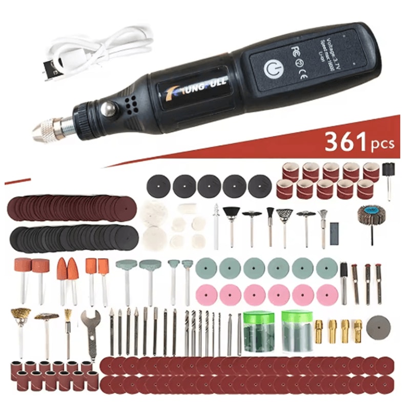 USB Wireless Mini Electric Drill Handheld Engraving Pen Rotary Tool For Wood Metal Glass 0