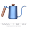 600ml Stainless Steel Gooseneck Coffee Kettle Barista Precision Pour Over Kettle 2