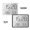 Ultra Thin Digital Alarm Clock With Temperature Hygrometer LCD Magnetic Desk Clock 6
