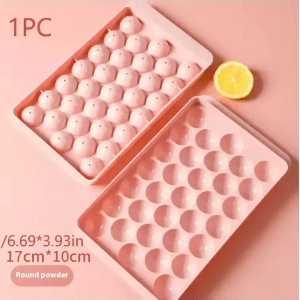 Premium Spherical Ice Mold Whiskey Ice Ball Maker Food Grade Round Ice Cube Tray 2