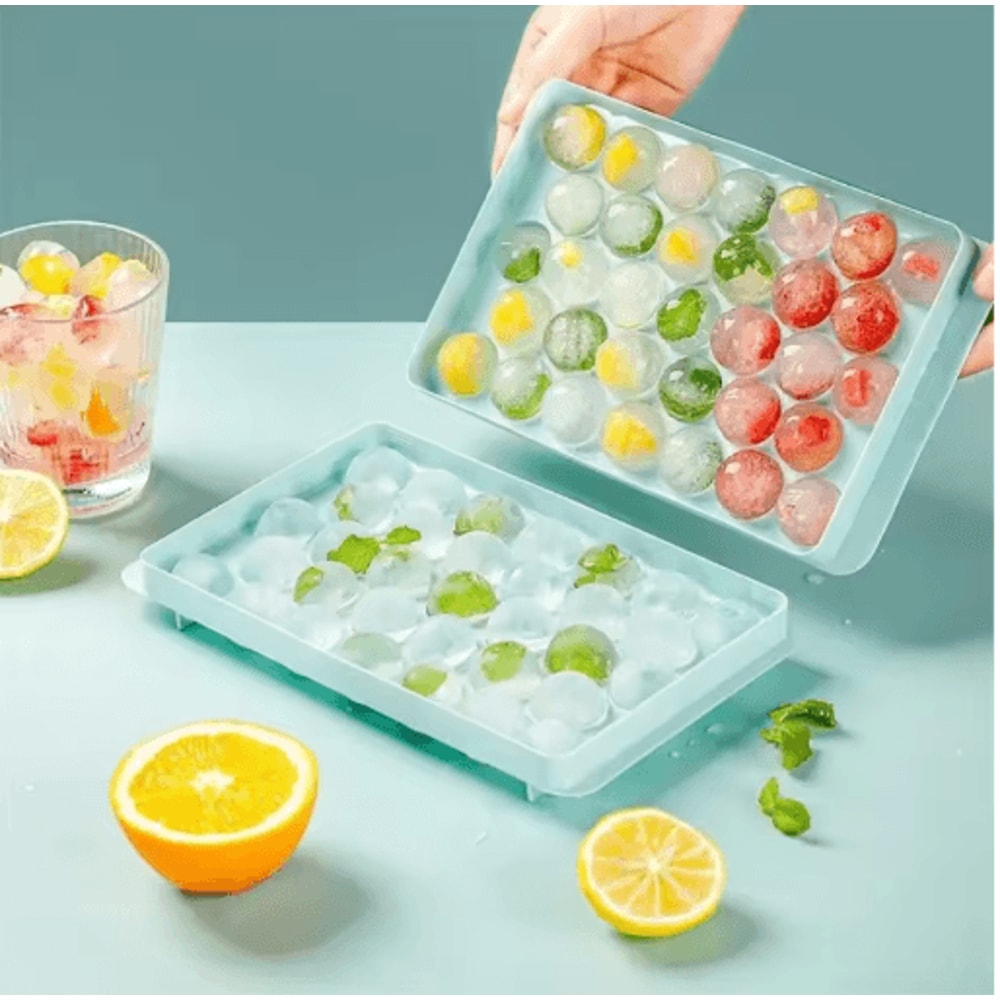 Premium Spherical Ice Mold Whiskey Ice Ball Maker Food Grade Round Ice Cube Tray 3