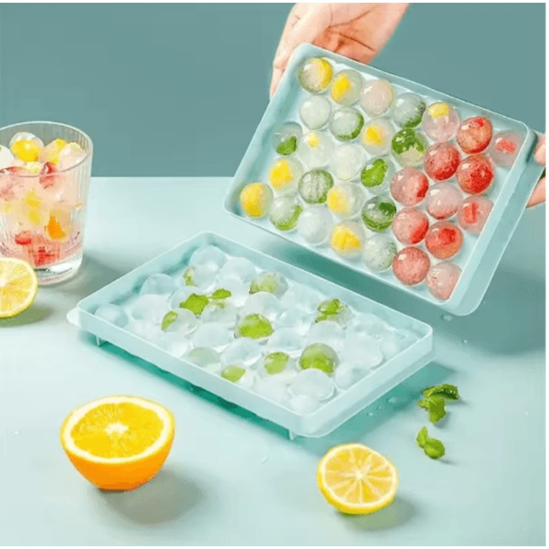 Premium Spherical Ice Mold Whiskey Ice Ball Maker Food Grade Round Ice Cube Tray 3