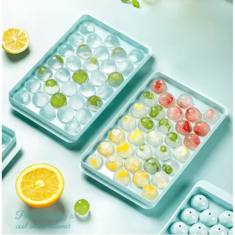 Premium Spherical Ice Mold Whiskey Ice Ball Maker Food Grade Round Ice Cube Tray 0