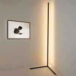 smart rgb corner floor lamp with music sync app controlled led ambient light