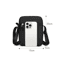 Durable Oxford Shoulder Bag Mini Phone Crossbody Compact Mens Waist Pack 2