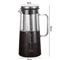 Leeseph Cold Brew Coffee Maker 1L Glass Pitcher With Stainless Steel Filter Tea Infuser 1