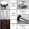 Leeseph Cold Brew Coffee Maker 1L Glass Pitcher With Stainless Steel Filter Tea Infuser 2