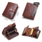 Vintage RFID Leather Wallet For Men Genuine Leather Zip Wallet With Coin Pocket 11