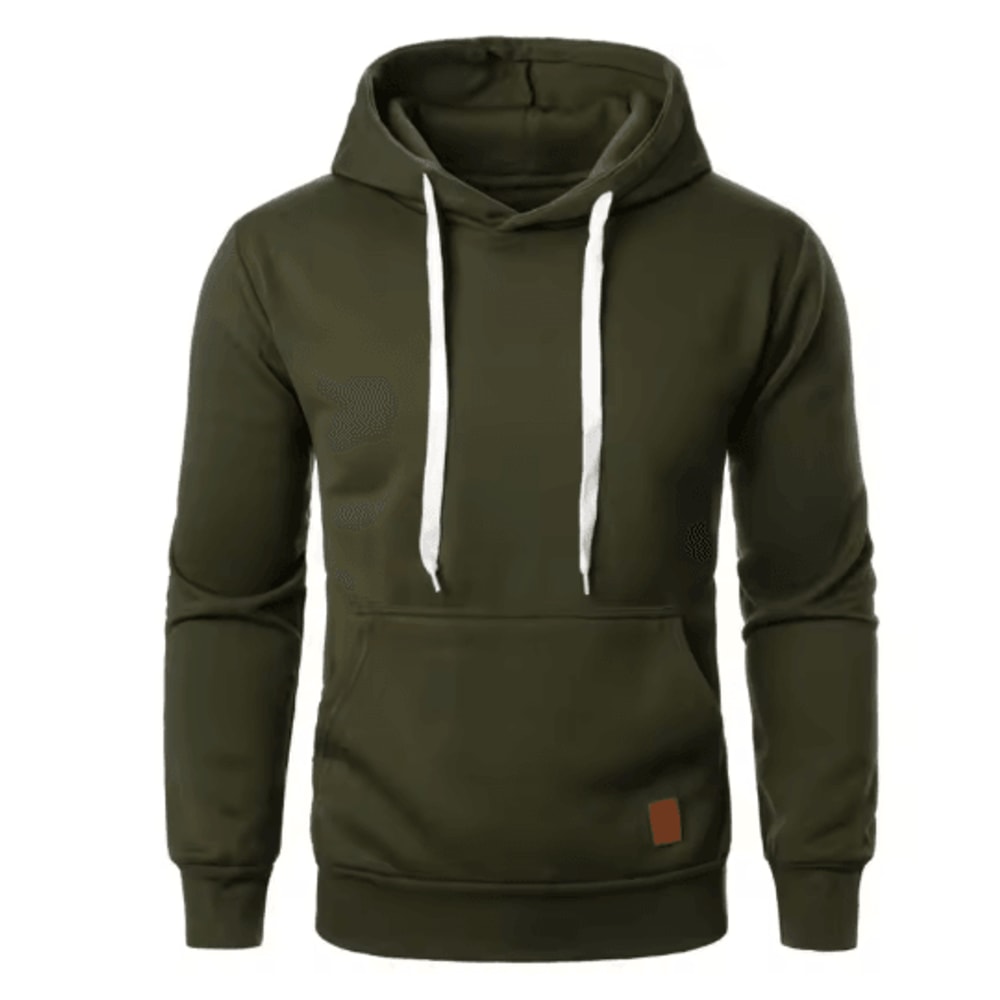 Mens Lightweight Hoodie Casual Pullover Drawstring Hooded Streetwear Sweatshirt 2