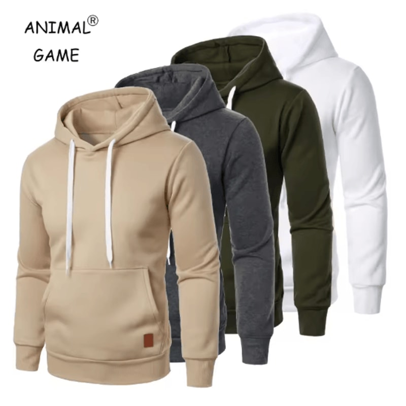 Mens Lightweight Hoodie Casual Pullover Drawstring Hooded Streetwear Sweatshirt 0