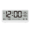 8001 EN Digital Alarm Clock With LED Display Dual Alarm Temperature Humidity Monitor 0
