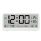 8001 EN Digital Alarm Clock With LED Display Dual Alarm Temperature Humidity Monitor 0