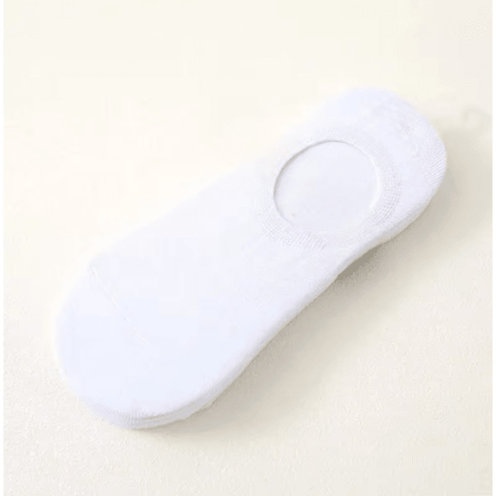 5Pair Set Mens Invisible Socks Cotton No Show Ankle Socks With Silicone Grip 2