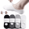 5Pair Set Mens Invisible Socks Cotton No Show Ankle Socks With Silicone Grip 5